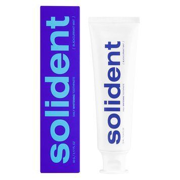 Щоденна відбілювальна зубна паста Solident Blackcurrant mint / смородина-м'ята, 90 g SOL007 фото
