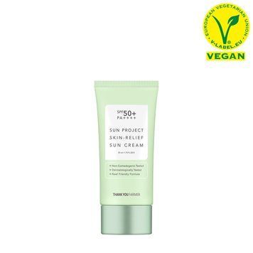 Заспокійливий сонцезахисний крем THANK YOU FARMER Sun Project Skin Relief Sun Cream 50 ml TF001 фото