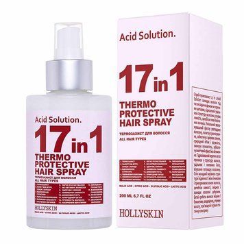 Спрей-термозахист для волосся 17 in 1 HOLLYSKIN Acid Solution. HL008 фото