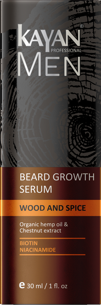 Сироватка для росту бороди Kayan Men Beard Growth Serum 30 мл  KN008 фото