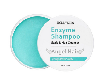 Ензимний шампунь-паста для шкіри голови і волосся HOLLYSKIN Angel Hair HL0456 фото