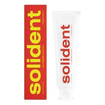 Щоденна відбілювальна зубна паста Solident Pineapple mint / ананас-м'ята, 90 g SOL006 фото